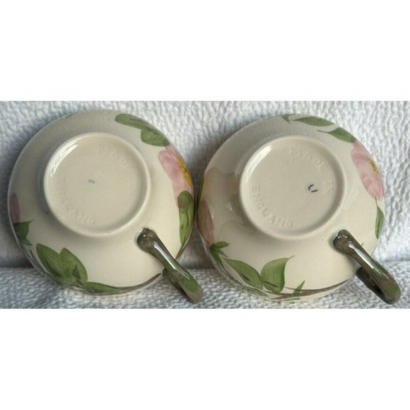 Vintage Franciscan Dinnerware (2) Desert Rose Coffee Cups Made In England EUC - Picture 7 of 11